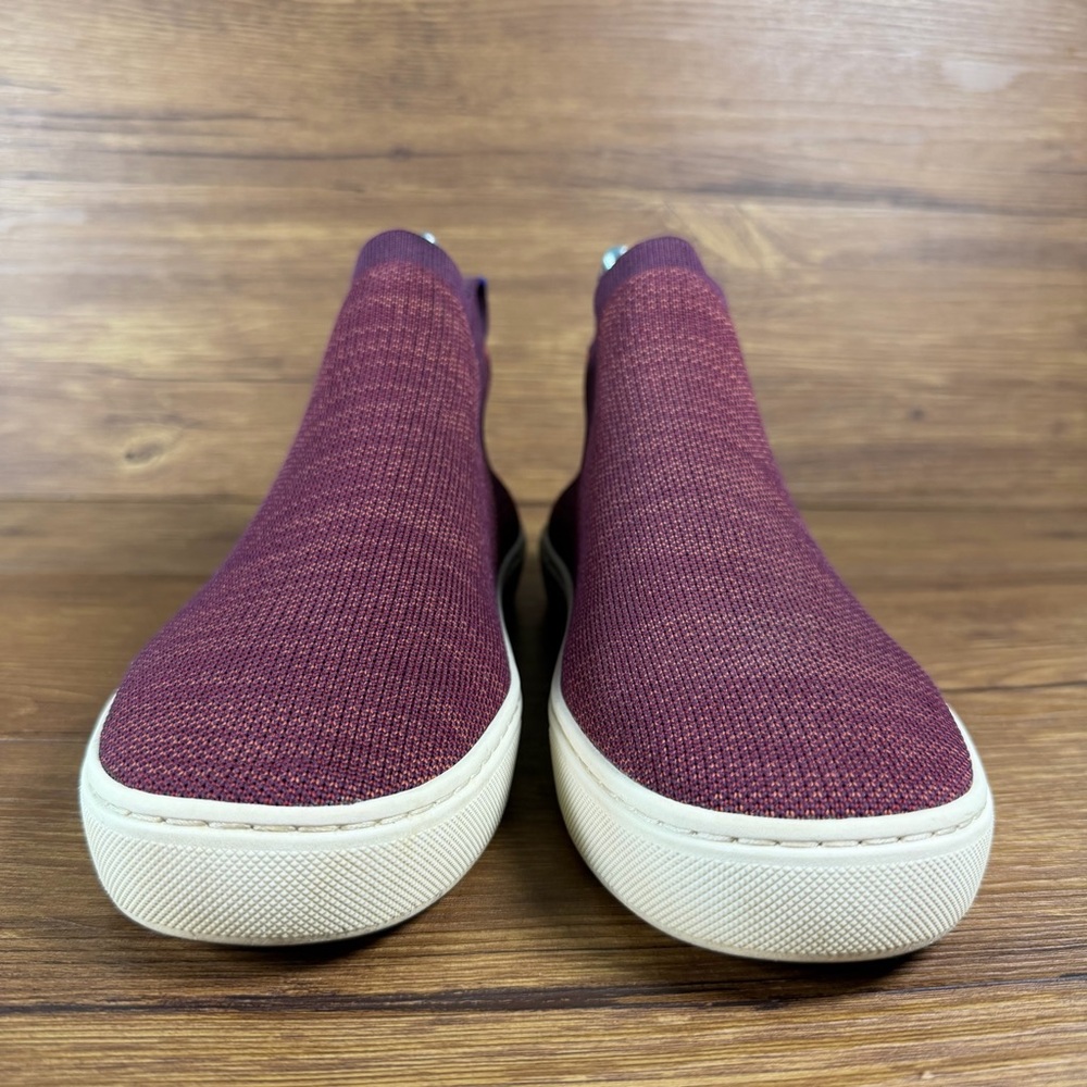 ROTHY’S The Chelsea Plum Melange‎ Sneakers Women’s Size 7.5 Slip-On Shoes - Picture 6 of 13